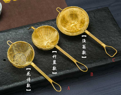Copper Tea Strainers