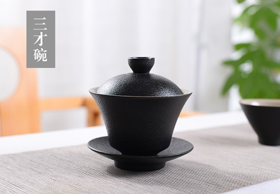 120ml Black Ceramic Gaiwan