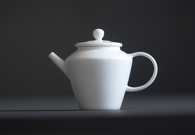 200ml White Ceramic Teapot