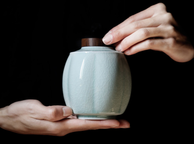 Ceramic Tea Caddy