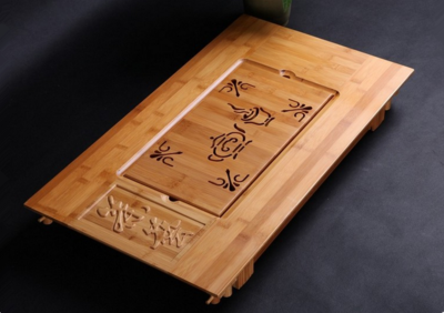 Drainage type tea tray